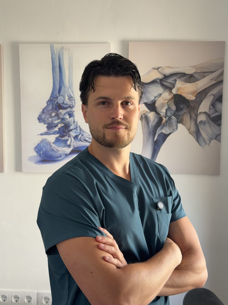 Sergio Mesonero, fisioterapeuta